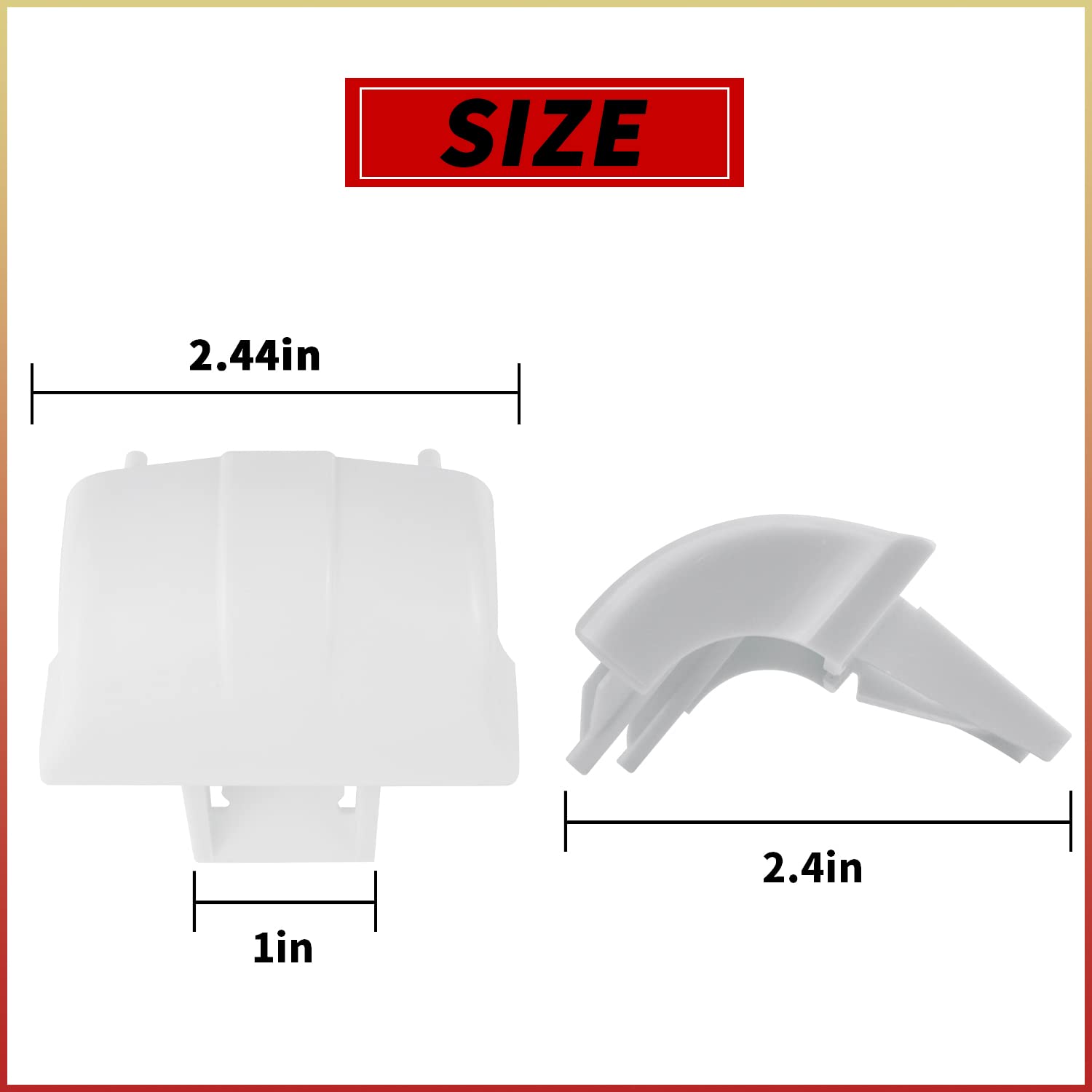 Amazon.com: 2 PCS WR2X9144 Refrigerator Shelf Retainer Bar Support
